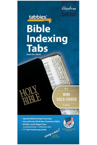 BIBLE Tabbies GOLD Mini 80