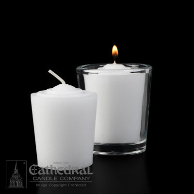 PARAFFIN WAX - 15-hour Vigil Candle (Tapered Side)