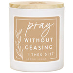 Pray Without Ceasing Candle