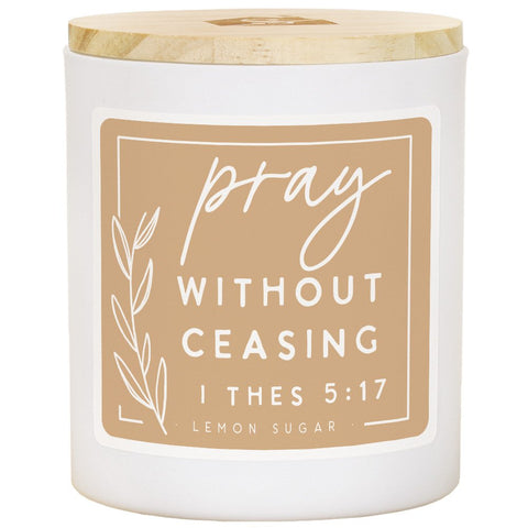 Pray Without Ceasing Candle