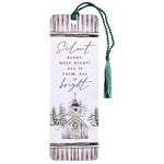 SILENT NIGHT HOLY NIGHT TASSEL BOOKMARK
