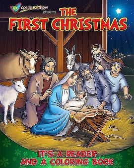 COLOURING BOOK COLOR & GROW  First Christmas