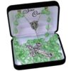 5 Decade Rosary Mint Crystal - 8mm
