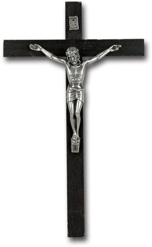 Pallisander Wood Crucifix 10"