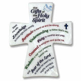 7.5"H Gifts of the Holy Spirit Standing Cross/Plaque