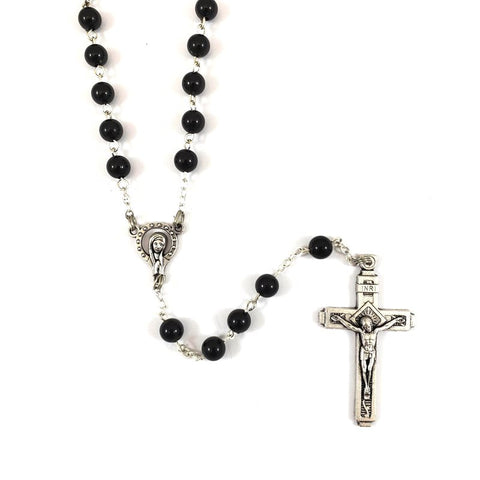 Black Rosary - 7mm