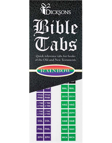 BIBLE TABS RAINBOW