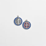 St. Benedict Round Coloured Medal