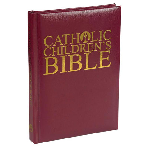 Kids Catholic Children's Bible - Burgundy