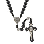 ROSARY ST BENEDICT BLACK