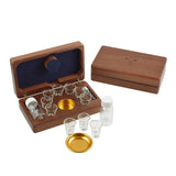 COMMUNION SET/SICK CALL SET WOOD 5 CUP