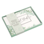 Green Wedding Guest Book