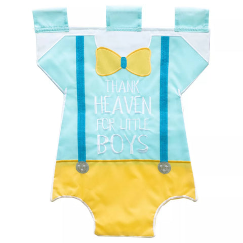 ON SALE: Thank Heaven for Boys Small Garden Flag