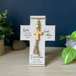 GRANDSON 1ST COMMUNION FABRIC CROSS