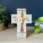 FABRIC CROSS 1ST COMMUNION -GRANDDAUGHTER