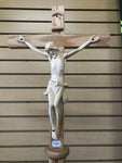 PROCESSIONAL CRUCIFIX 6'9" Wood Crucifix with Hand-Carved Corpus