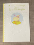 First Communion Goddaughter - Card