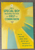 For a Special Boy - First Communion Card