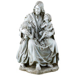 STATUE JESUS WITH CHILDREN OUTDOOR 16.5"