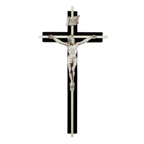 CRUCIFIX 10" NICKEL PLATED INLAY 4.