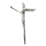 9 1/4" CROSS SERPENTINE SILVER