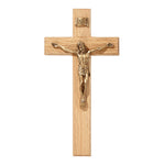 Oak Crucifix 6.25"