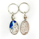 St Michael Pewter Keychain