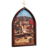 Stations of the Cross Wood Plaque