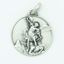 St Michael Large Round Medal