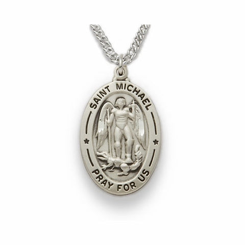 St Michael Medal 20" Chain