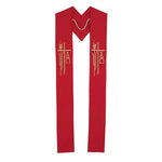 Embroidered Alpha Omega Stole