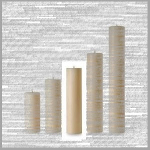 3" x 12" Ivory NYLON SHELL