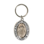 Rotating Keychain: Divine Mercy