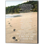 WALL PLAQUE FOOTPRINS 8x10