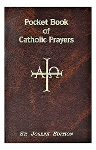 POCKET BOOK of CATHOLIC PRAYERS PAPERBACK Brown