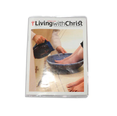 Living with Christ Clear Plastic Vinyl COVER