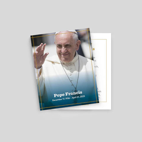 Pope Francis Prayer Cards