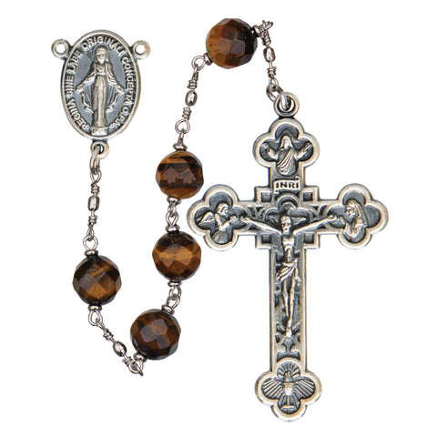 Tiger Eye Rosary - 8mm