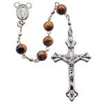 Tiger Eye Round Bead Rosary - 6mm