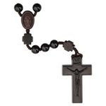 Black Onyx/Jujube Wood Rosary - 8mm