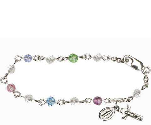 Spring Infant Rosary Bracelet