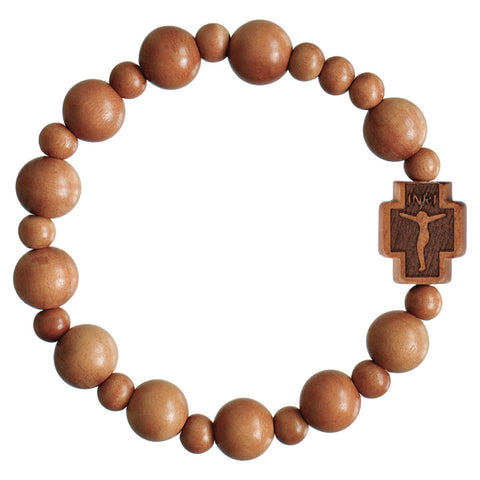 Jujube Wood Rosary Bracelet - 10mm