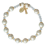 ROSARY BRACELET PEARL GOLD