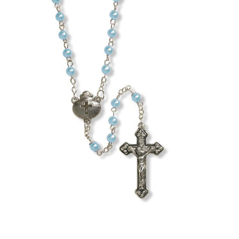 Baptism Rosary - BLUE