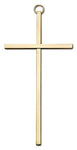 Brass Wall Cross 8"