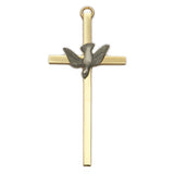 4"H Brass Confirmation Wall Cross