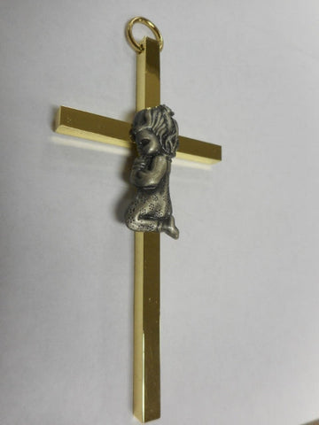 Praying Girl Wall Cross