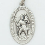 SS ST CHRISTOPHER MEDAL EXTRA LG OVAL