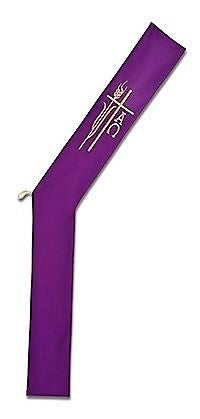 STOLE Deacon ALPHA OMEGA Purple