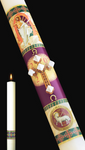 PASCHAL CANDLE 51% 3" X 36" PRINCE OF PEACE